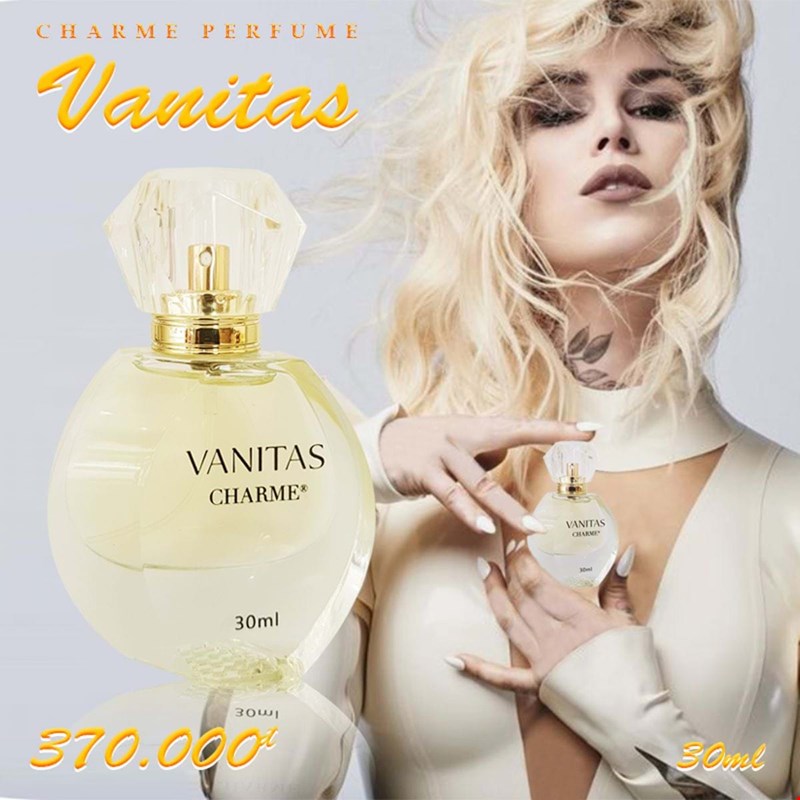 Nước hoa Nữ Charme Vanitas, thơm lâu 48h chính hãng, giữ mùi 30ml