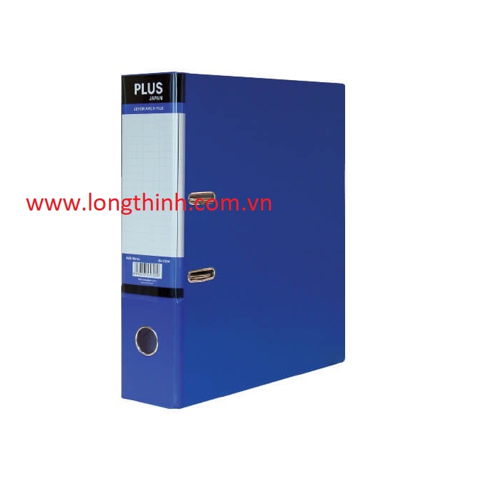 Bìa còng Plus A4 7cm xanh dương