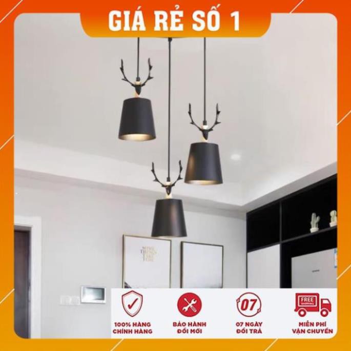 Đèn thả trần - đèn thả bàn ăn cao cấp kèm bóng led chuyên dụng và đế ốp trần