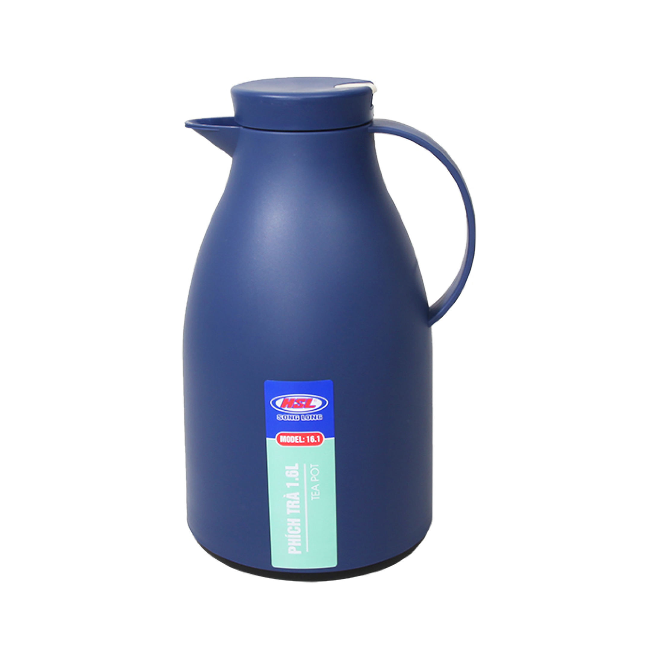 Bình ủ nước nóng, nước lạnh 1.6l Song Long, phích nước 1.6L, thiết kế quai cầm sang trọng, hiện đại