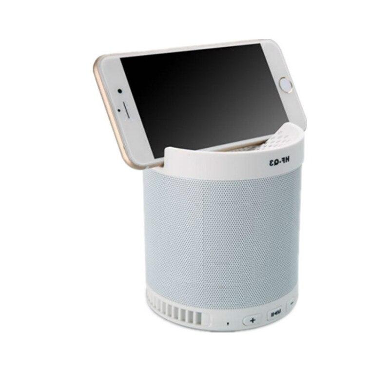 Loa bluetooth hf-q3 loa di động đa năng nghe nhạc, fm, kiêm đế đựng điện thoại