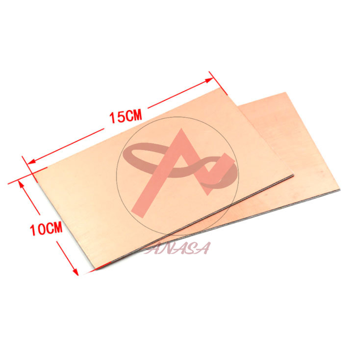 Phíp Đồng Thủy Tinh Một Mặt 10x15cm