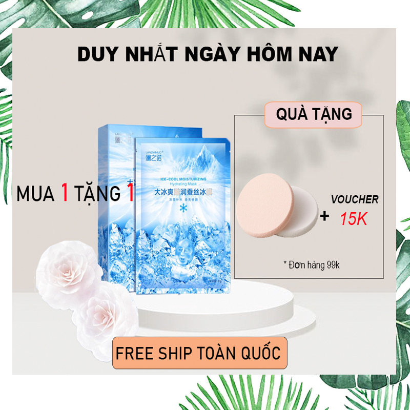 (FREE SHIP 18K )Mặt nạ LANZHINO chăm sóc da, dưỡng da cấp ẩm, sáng da, thải độc tố, chống lão hóa Hàng nội địa trung (TẶNG QUÀ TRÊN MỖI ĐƠN HÀNG)