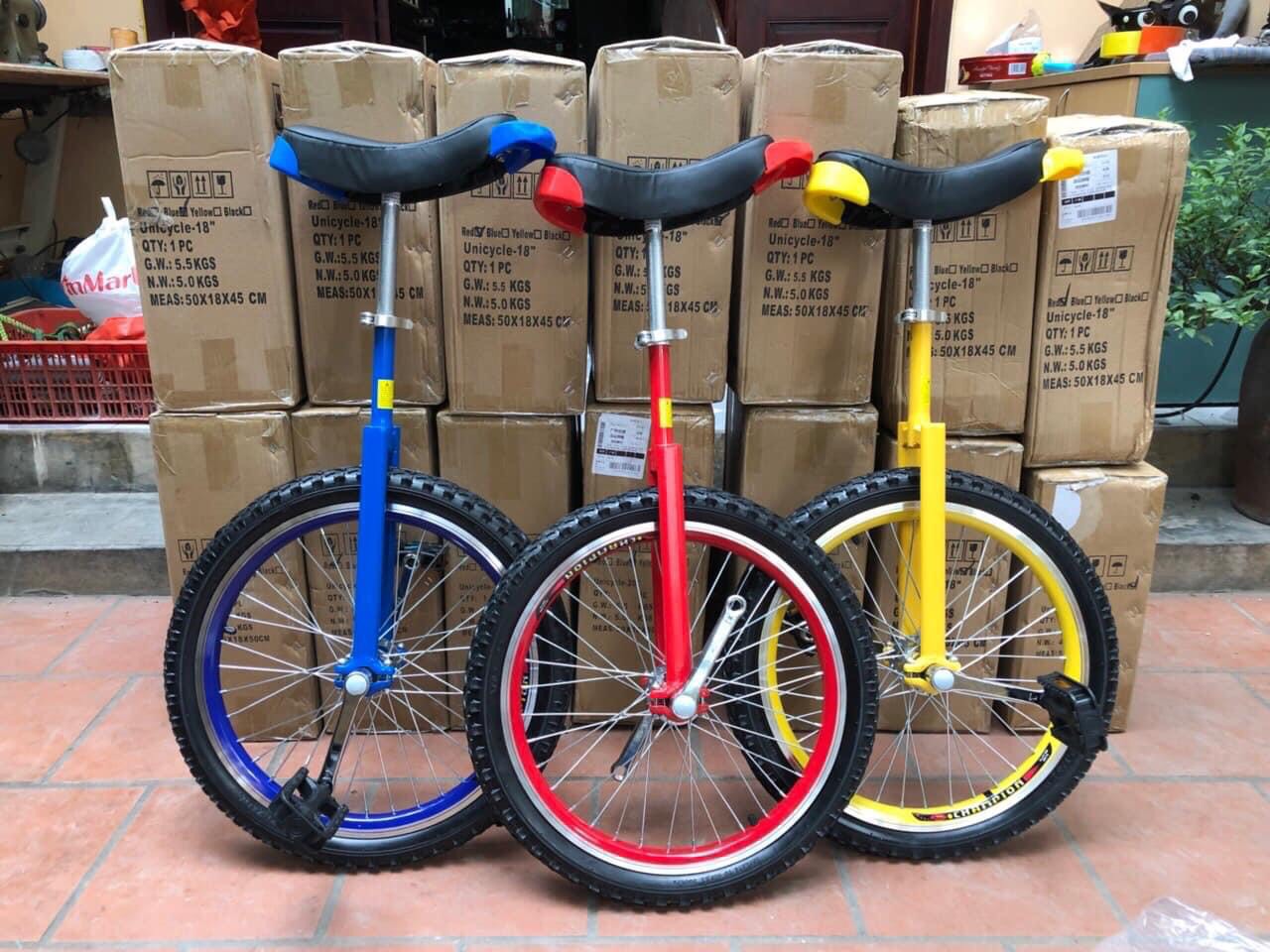 Xe đạp 1 bánh 20 inch màu vàng