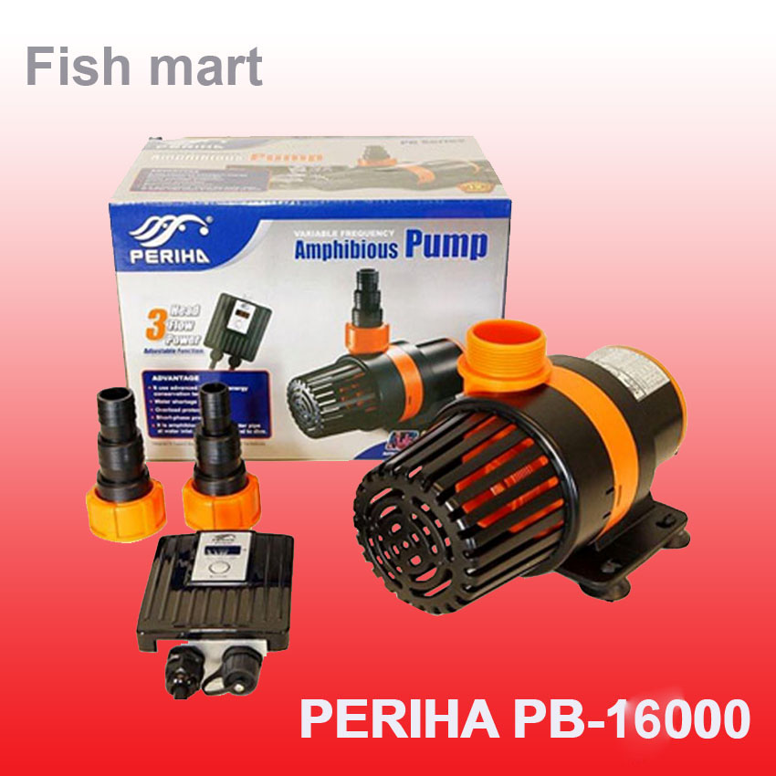 Máy bơm nước hồ cá periha pb 16000: 60w/ 70w/ 80w - 14000/15000/16000l/hr - máy bơm hồ cá chất lượng cao