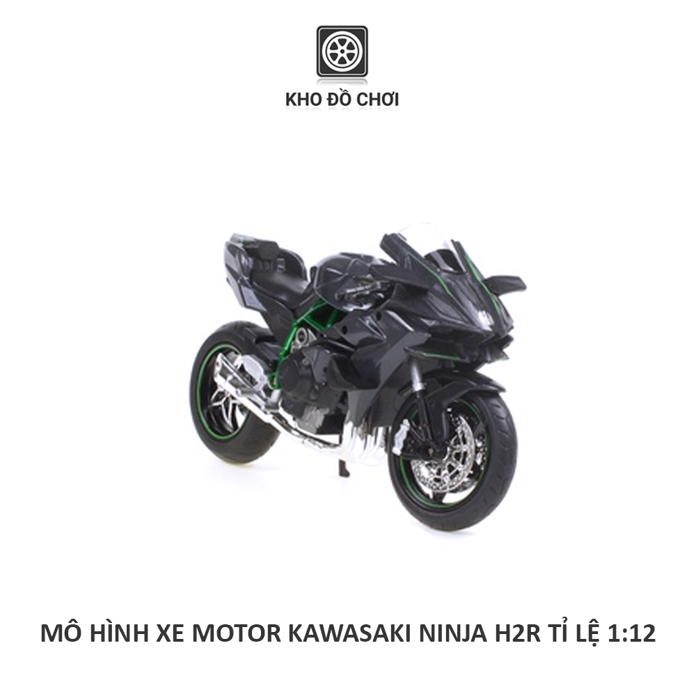 Mô hình xe motor phân khối lớn kawasaki ninja h2r tỉ lệ 1:12
