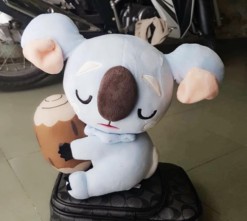 [HCM]Thú bông Pokemon - Gấu Nekkoala ôm khúc cây đáng yêu