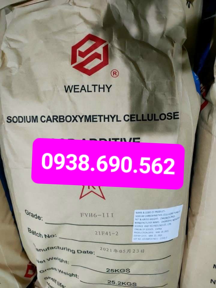 CMC_Sodium Carboxymethyl Cellulose_Bao 25Kg_1kg Chất tạo sệt trong thực