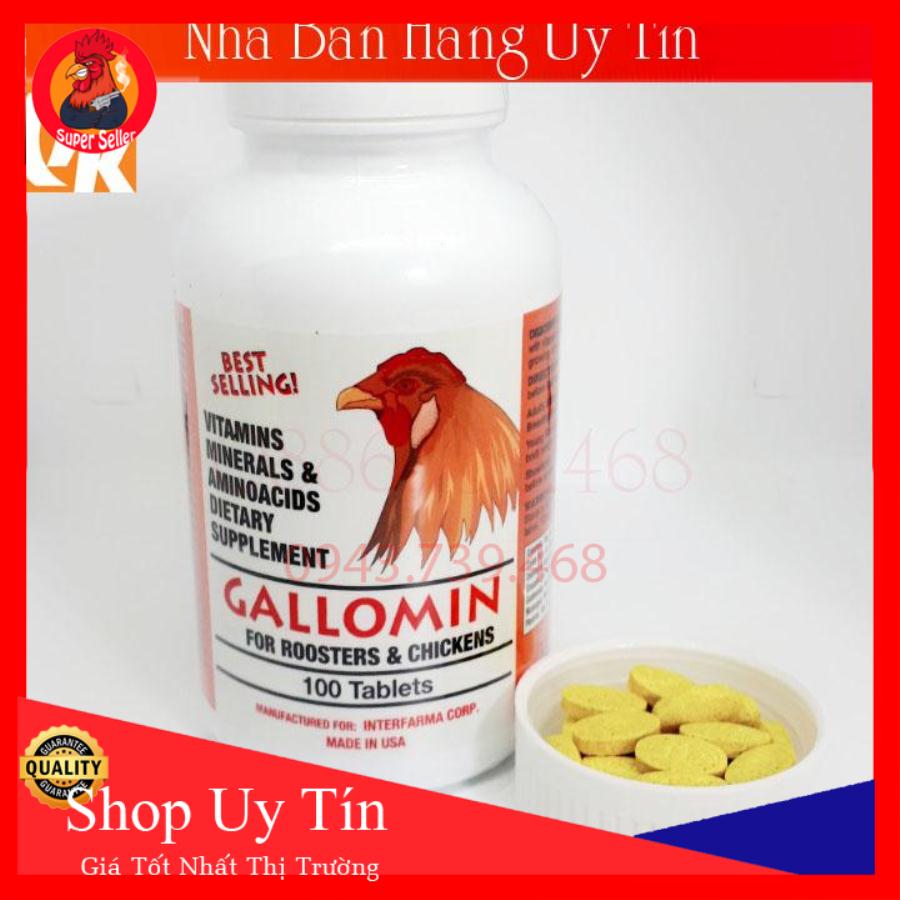 Gallomin nuôi gà đá 20 viên usa