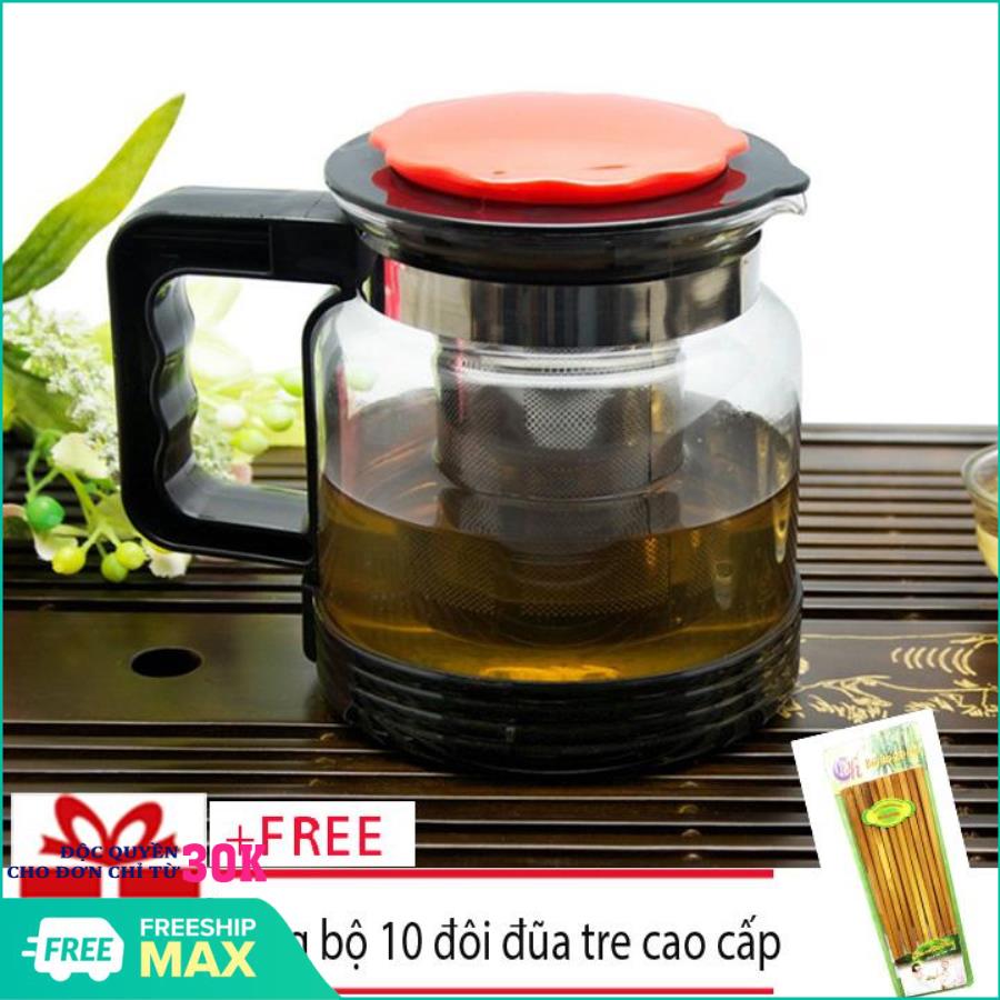 Bình trà và cafe kèm lọc inox cao cấp - bình pha trà cà phê có lưới lọc tiện dụng - bình pha trà có lõi lọc - bình lọc trà -bình pha trà và cà phê - bình đựng trà có lõi lọc cao cấp
