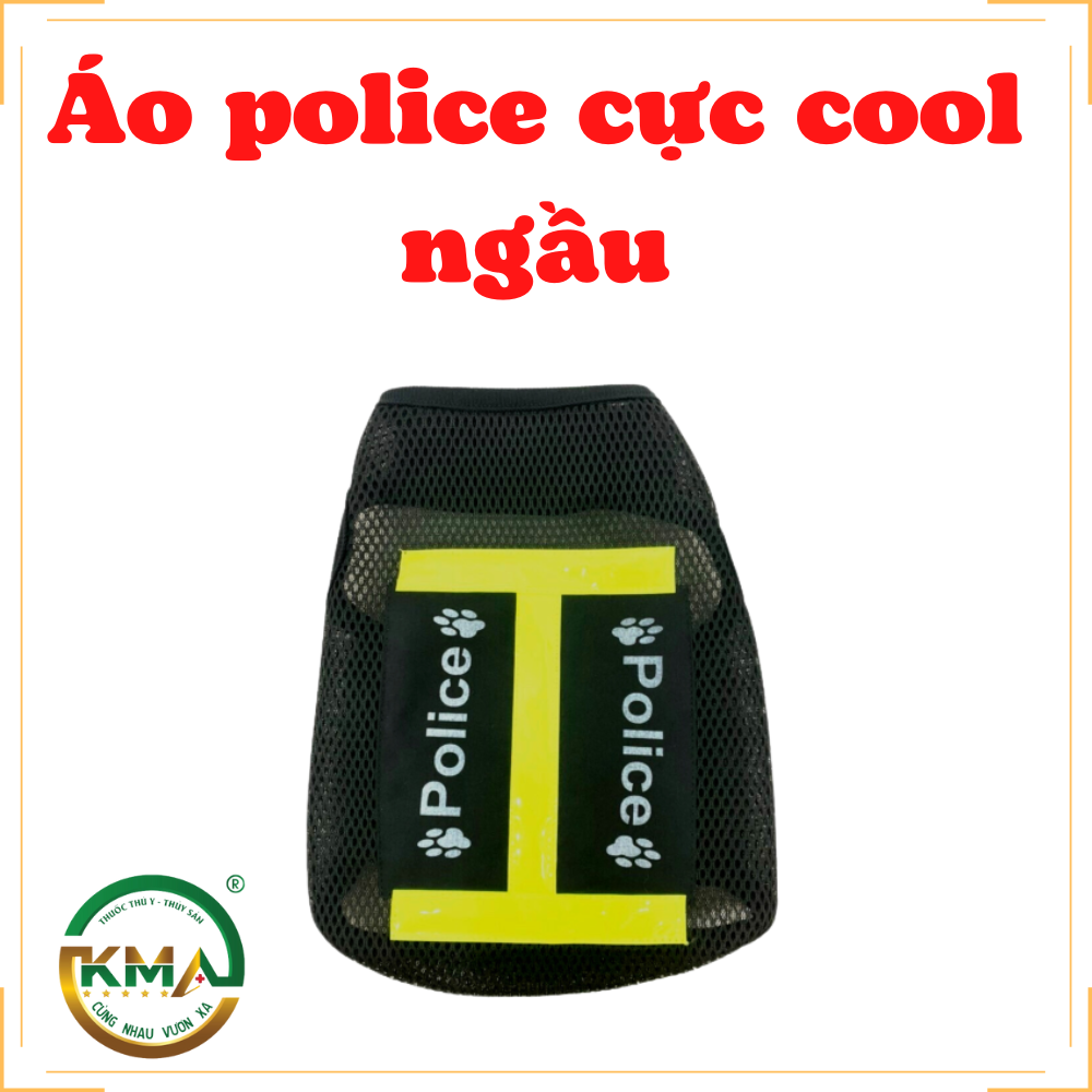 Áo police dành cho chó chó, mèo cực cool ngầu