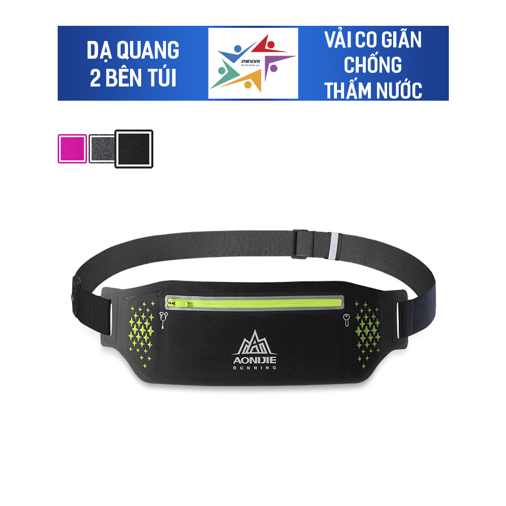 Đai chạy bộ túi đeo hông đựng điện thoại thể thao aonijie w923
