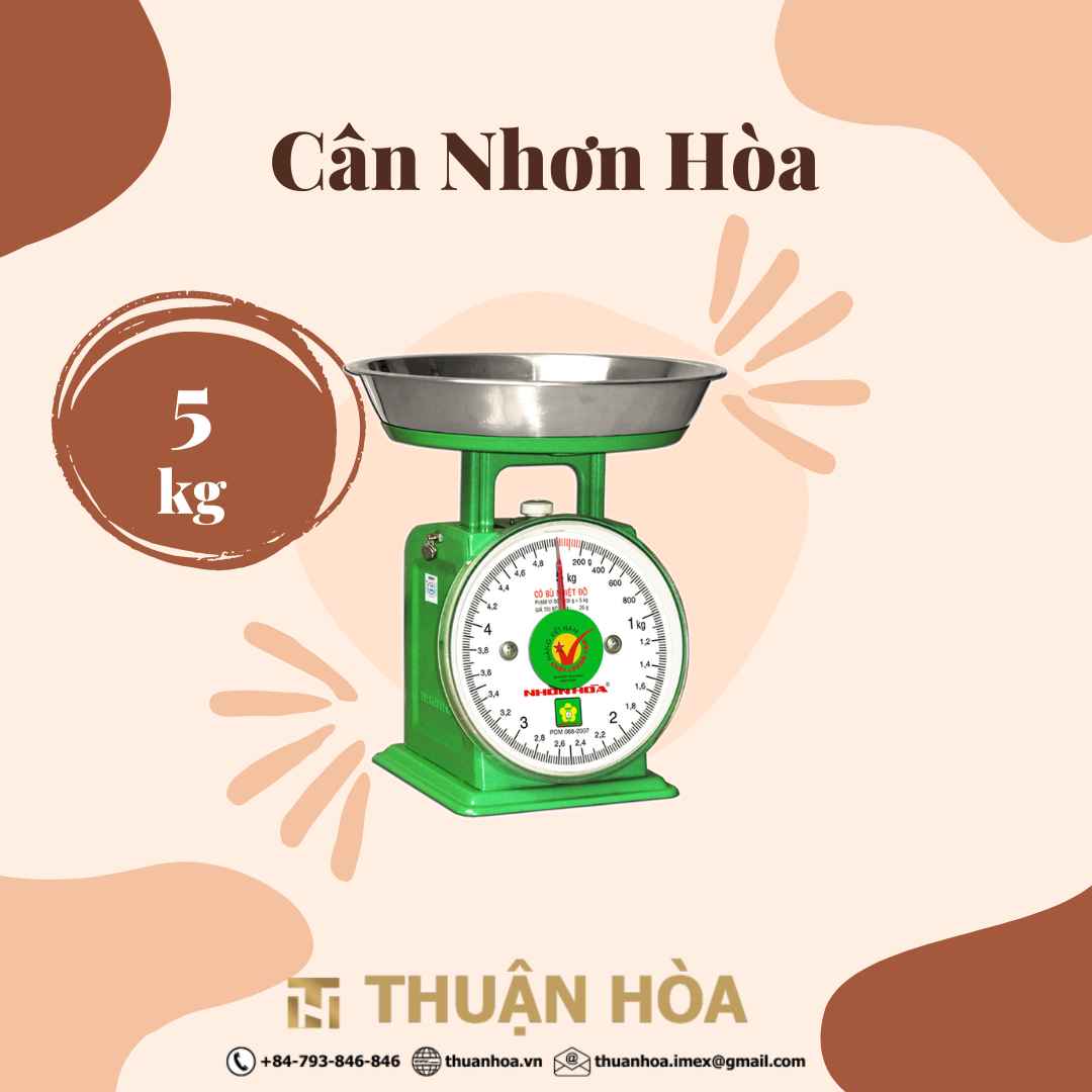 Cân đồng hồ lò xo nhơn hòa 5 kg