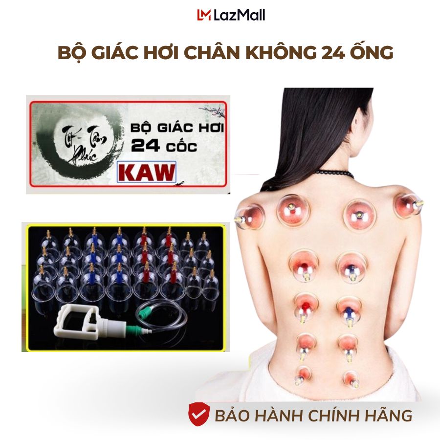  Bộ giác hơi chân không KAW Dụng cụ cạo gió giác hơi cầm tay không dùng lửa an toàn tiện dụng 