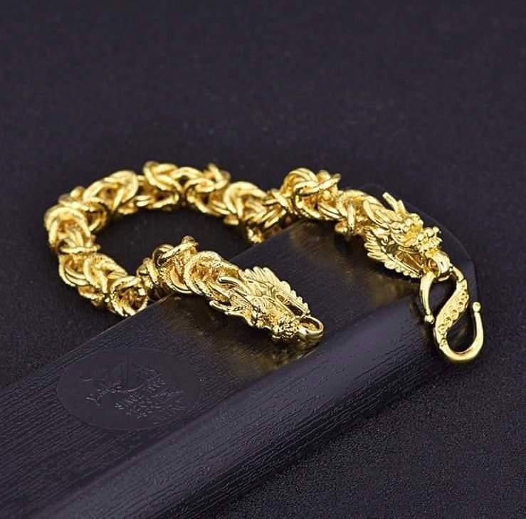 Lắc tay nam 2 đầu rồng