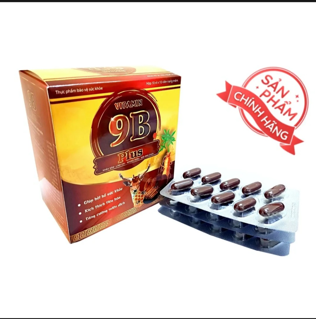 Vitamin 9B , Linh chi, nhung hươu,bổ sung vitamin, giúp ăn ngon, bồi bổ n)sức khỏe- Đại Uy