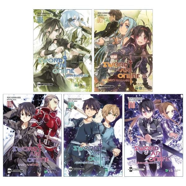 Fahasa - Combo Sách Hay Sword Art Online: Tập 6 Đến Tập 10 (Bộ 5 Tập)