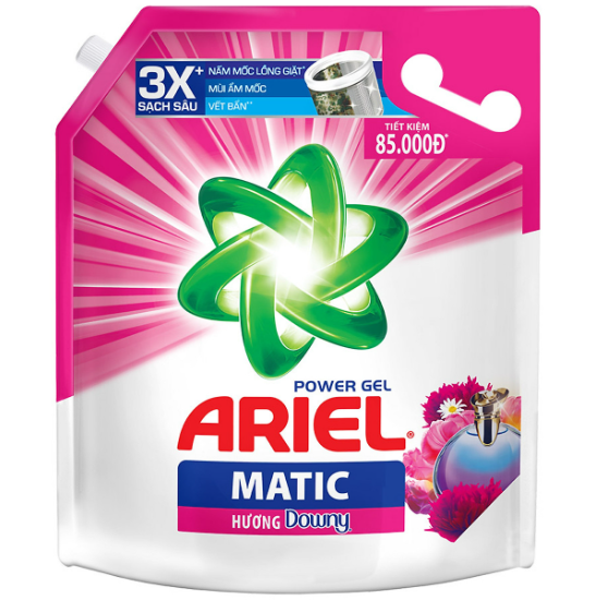 Nước giặt ariel matic dạng túi 3.2kg/3.25kg