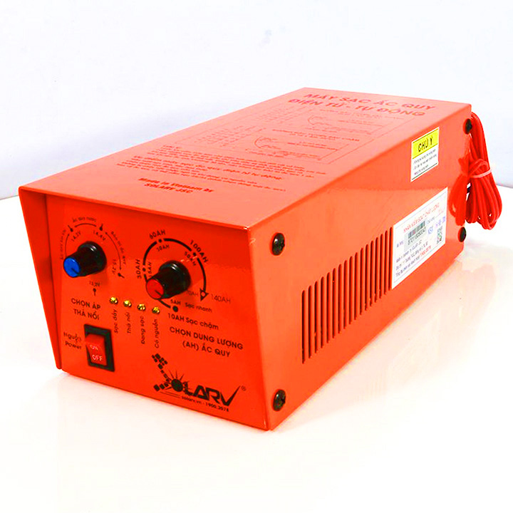 Bộ sạc acquy điện tử,  tự động 3 chế độ SolarV 5AH->140AH
