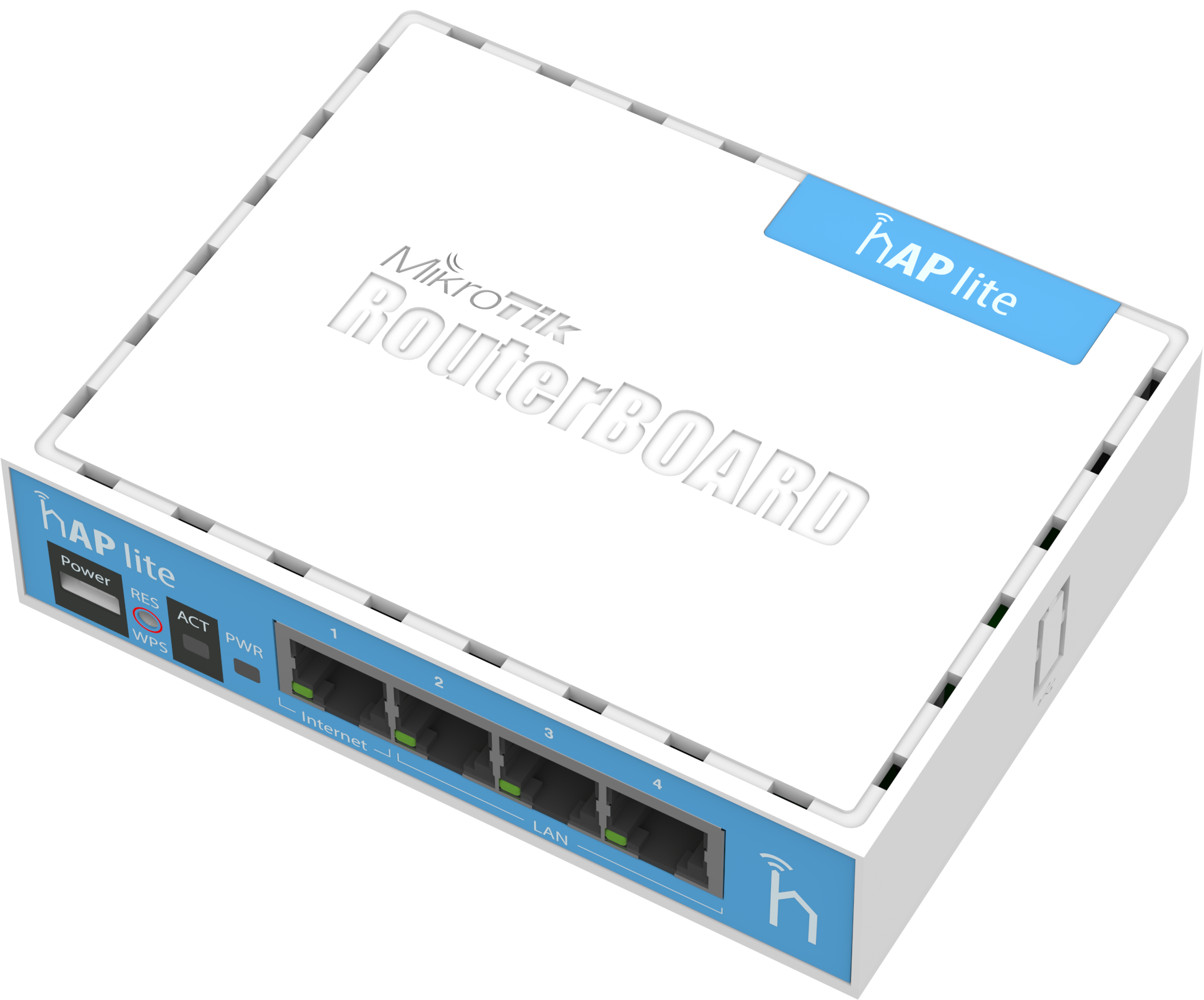 hAp lite - Mikrotik RB941-2nD - WiFi VPN Cloud Fast Ethernet Router
