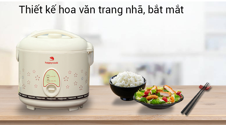 Nồi cơm điện happycook 1.8 lít hc-180