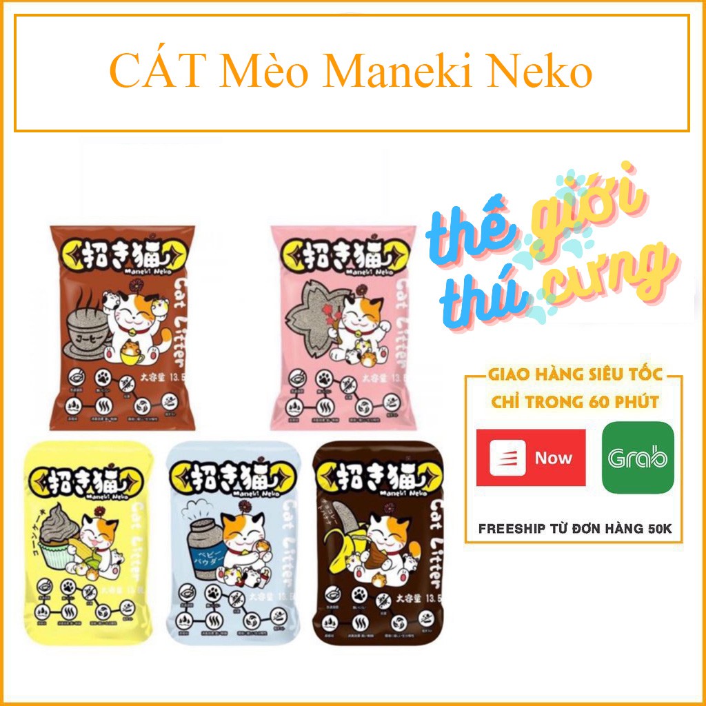 Cát mèo maneki neko