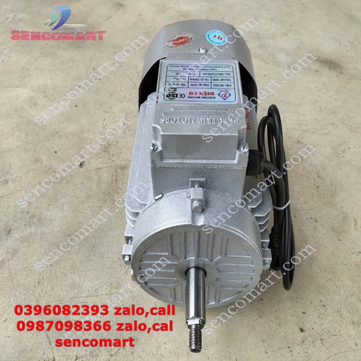 Động cơ gắn máy băm cỏ voi 2hp 1 tủ điện tua nhanh 2900v/p