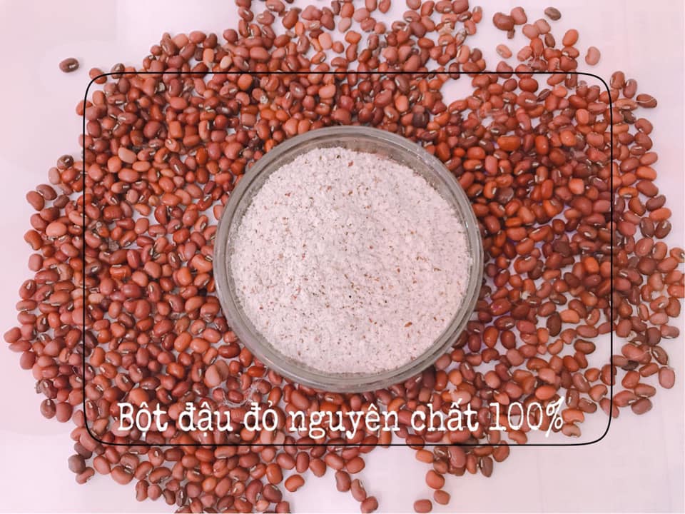Bột đậu đỏ tẩy tế bào chết nhà làm