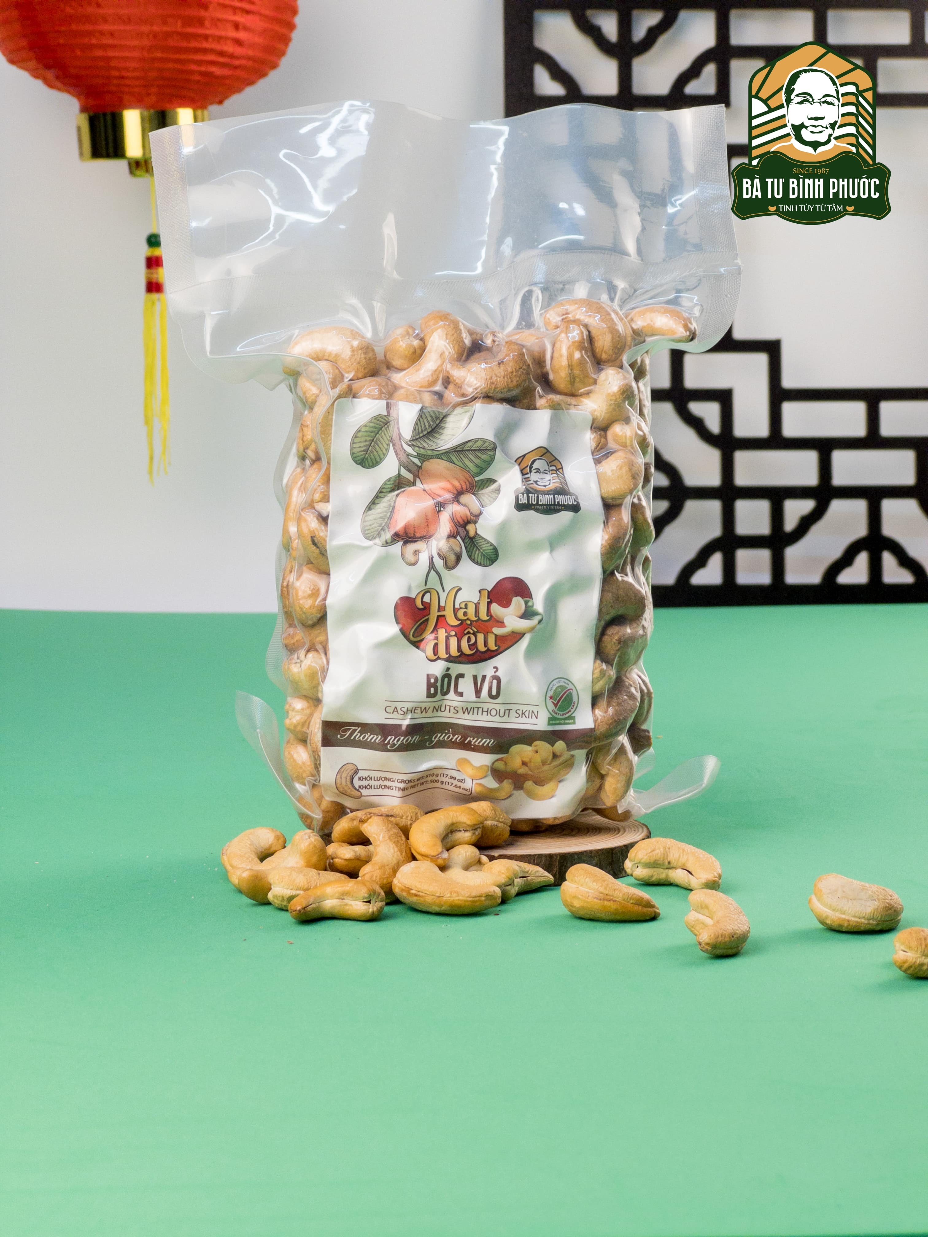 HẠT ĐIỀU RANG MUỐI BÓC VỎ XUẤT KHẨU - NGUYÊN HẠT BÓC VỎ TÚI HCK 510G- NGẬY THƠM GIÒN RỤM – ĂN KIÊNG - THUẦN CHAY - EAT CLEAN - KETO - GIỮ DÁNG - ĐẸP DA - TỐT CHO TIM MẠCH