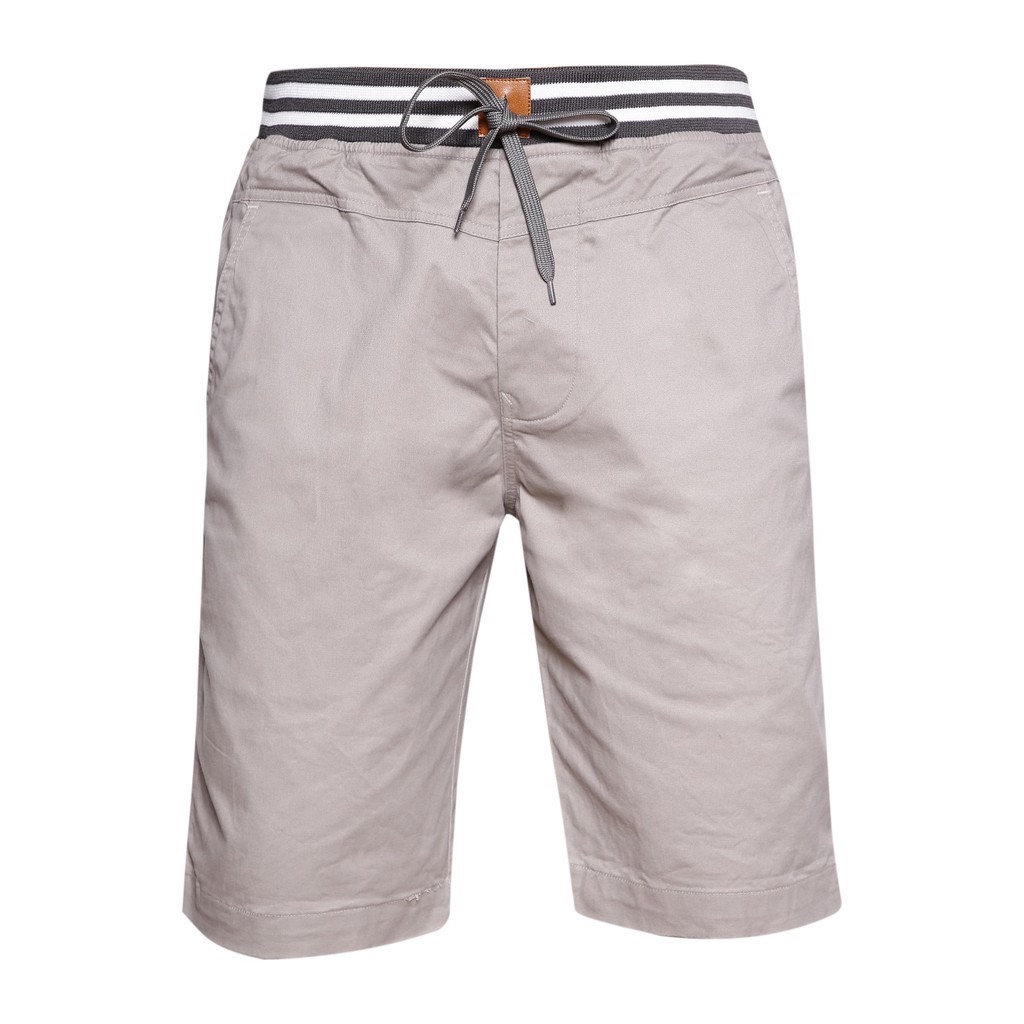 [HCM]Quần short kaki nam lưng thun kẻ sọc thời trang