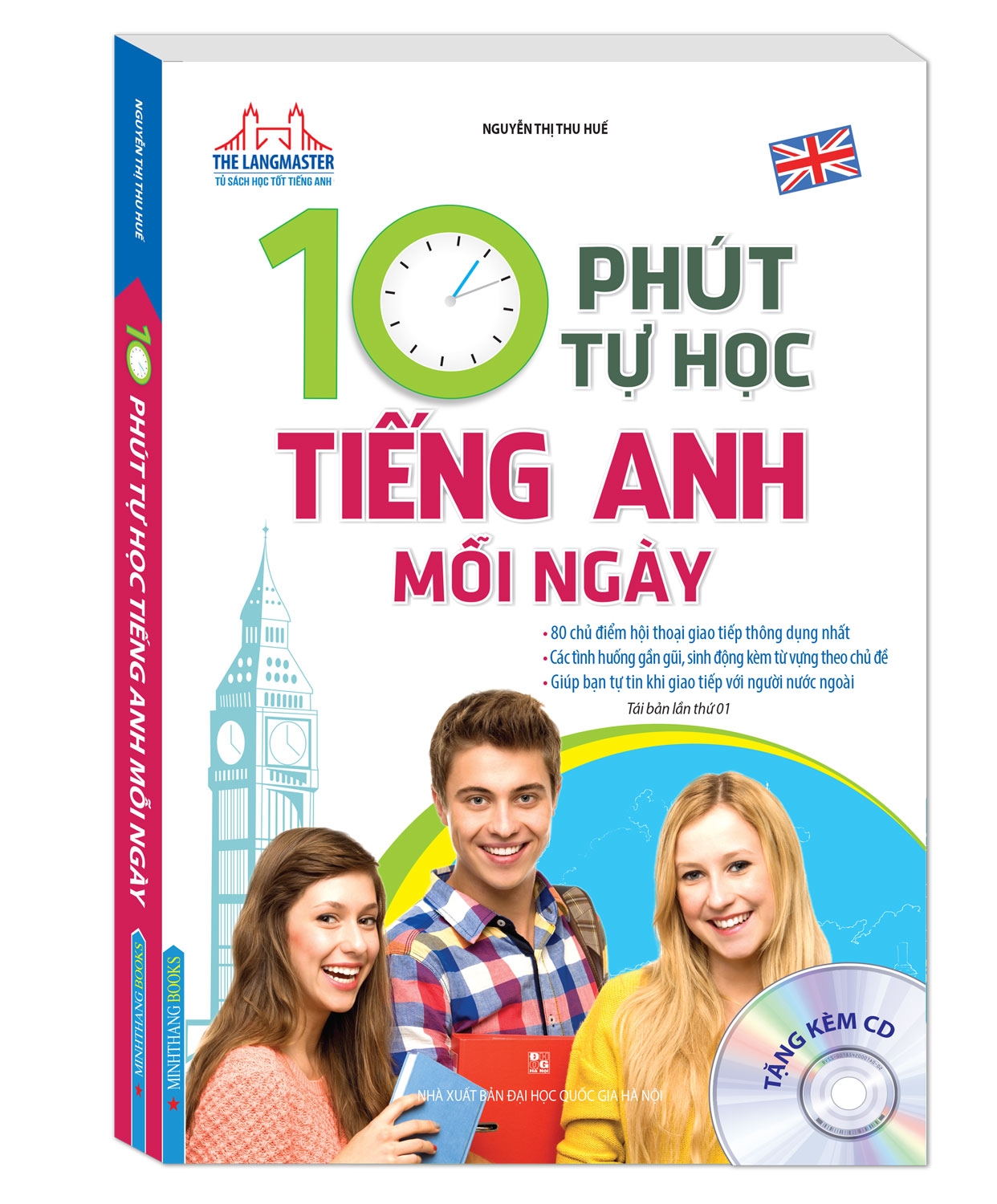 Fahasa - the langmaster - 10 phút tự học tiếng anh mỗi ngày - kèm cd