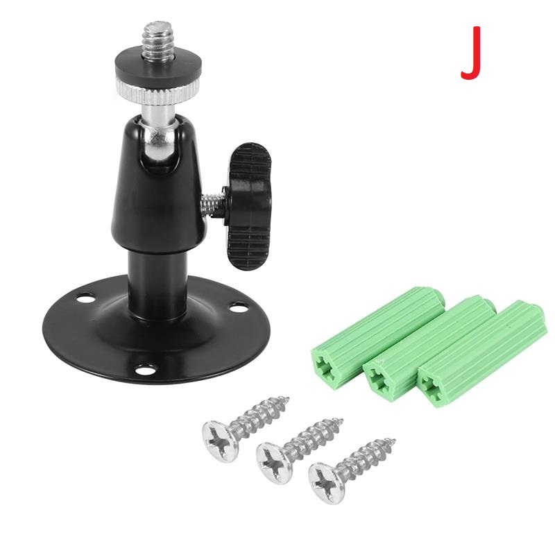 Giá đỡ camera an ninh CCTV gắn tường bằng kim loại màu đen