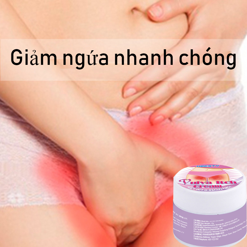 chăm sóc vùng kín phụ nữ, kem ngăn ngừa ngứa vùng kín 10g dùng ngoài da, ức chế vi khuẩn kháng ngứa, thành phần an toàn