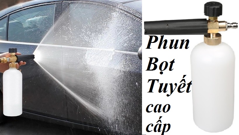 Bình Phun bọt tuyết 1L cao cấp dùng nối nhanh Buysure