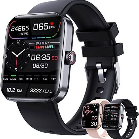 Mẫu Mới Xuyên Biên Giới F57L Đồng Hồ Thông Minh Màn Hình Lớn HD Huyết Áp Theo Dõi Nhịp Tim Thể Thao Trợ Lý Giọng Nói Đếm Bước Không Thấm Nước