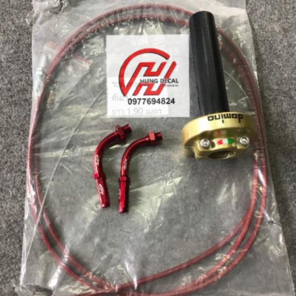 [HCM]Cùm tăng tốc Domino 2 dây ga + ống ga màu và dây ga Thái cam kết hàng đúng mô tả chất lượng đảm bảo an toàn đến sức khỏe người sử dụng đa dạng mẫu mã