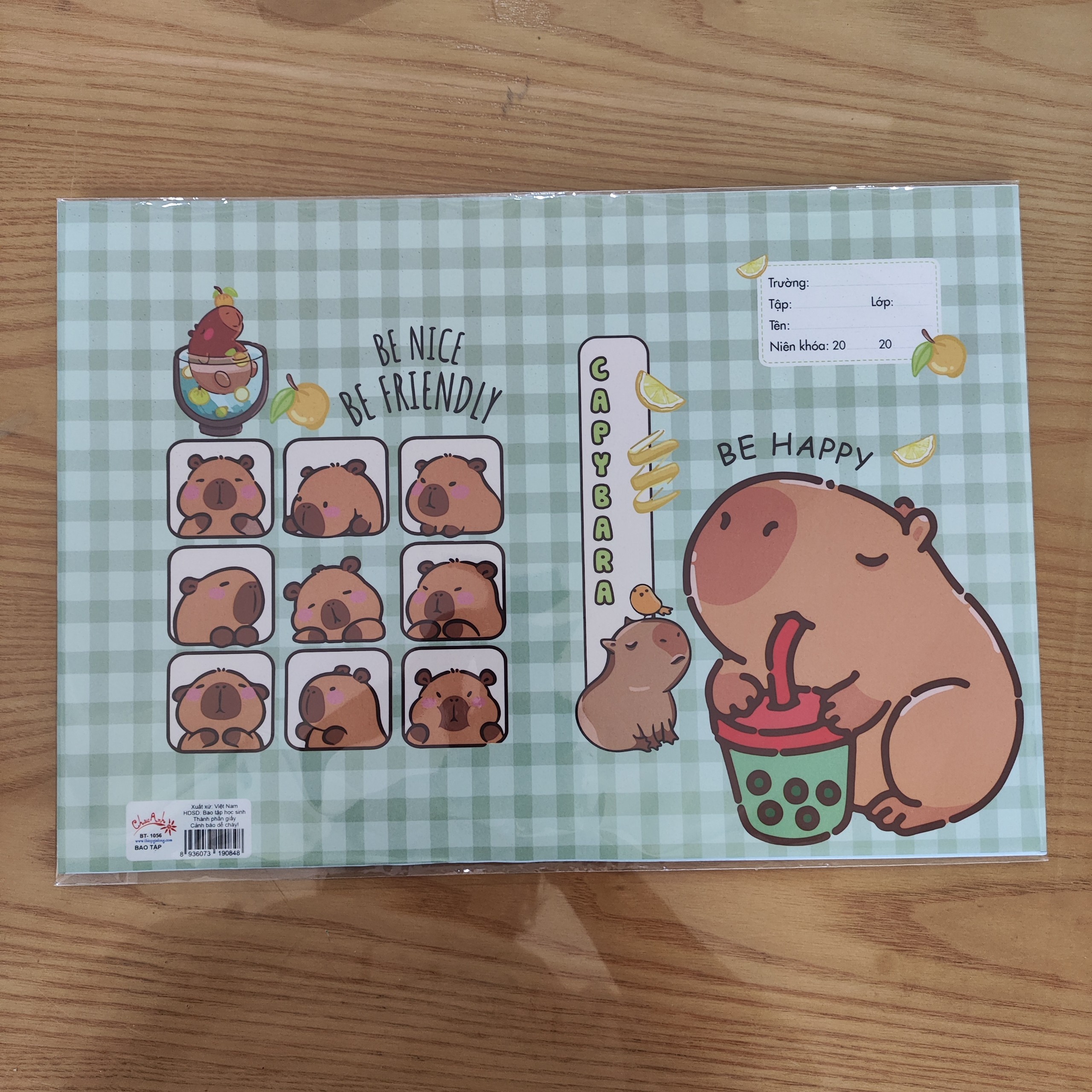 COMBO 10 TỜ Bao tập trơn học sinh nhiều mẫu kute mới nhất 2024 ( size 24.5x36cm) KHÔNG CÓ BAO KIẾNG NAI