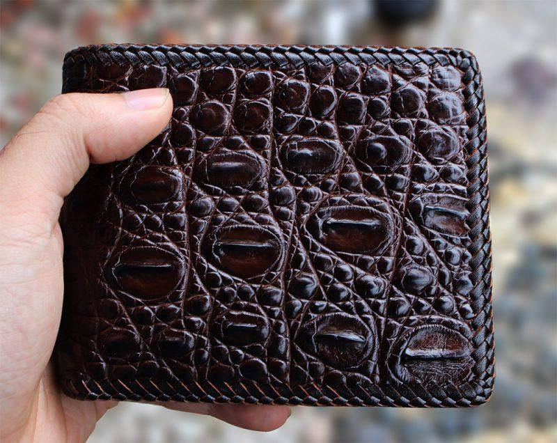 Bóp Da Cá Sấu Nhiều Ngăn (Hàng bao đẹp)