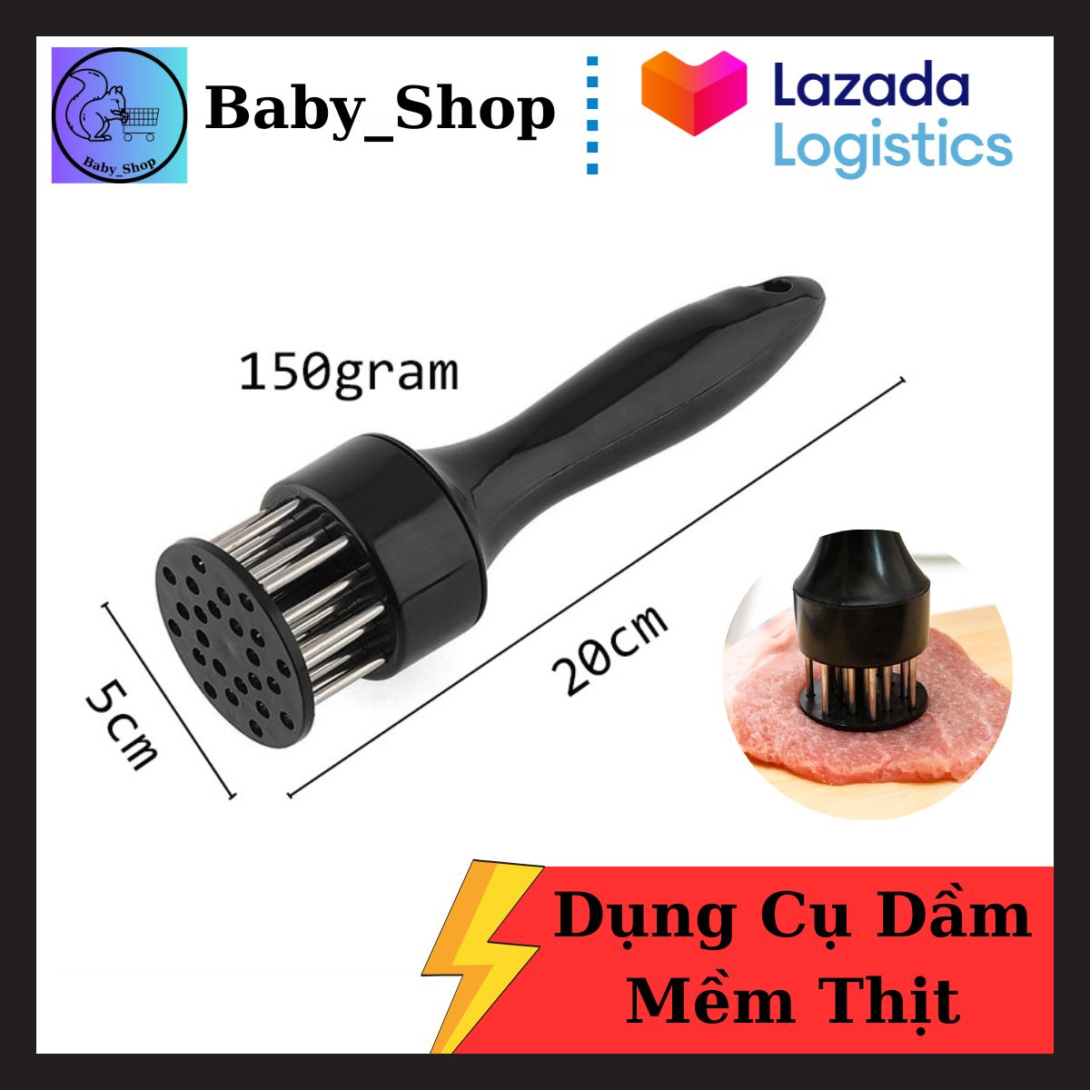 Cây xăm thịt, Châm Thịt, dụng cụ châm thịt. Làm Mềm Thịt - dụng cụ châm bì, dụng cụ nhà bếp cao cấp