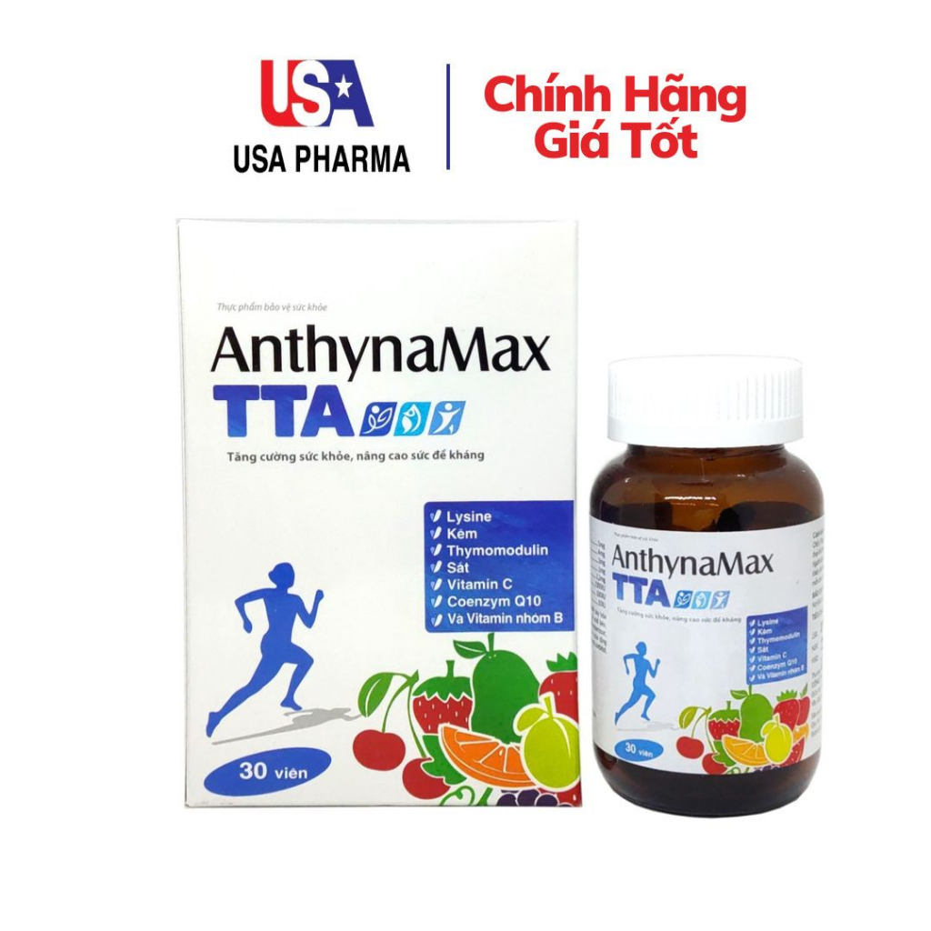 Viên uống Vitamin tổng hợp AnthynaMax TTA tăng cường sức đề kháng