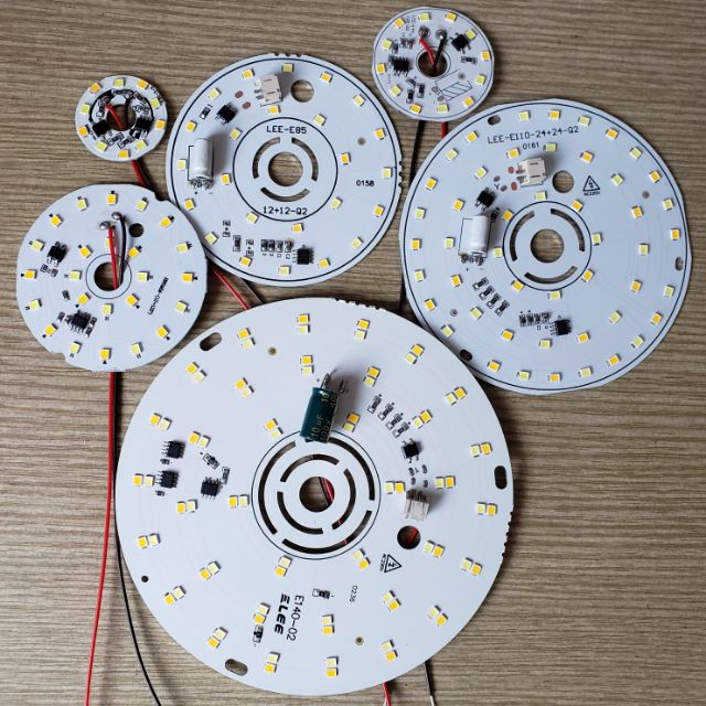 Vỉ led tròn 3 chế độ sáng công suất 3w đến 16w nguồn ac 220v