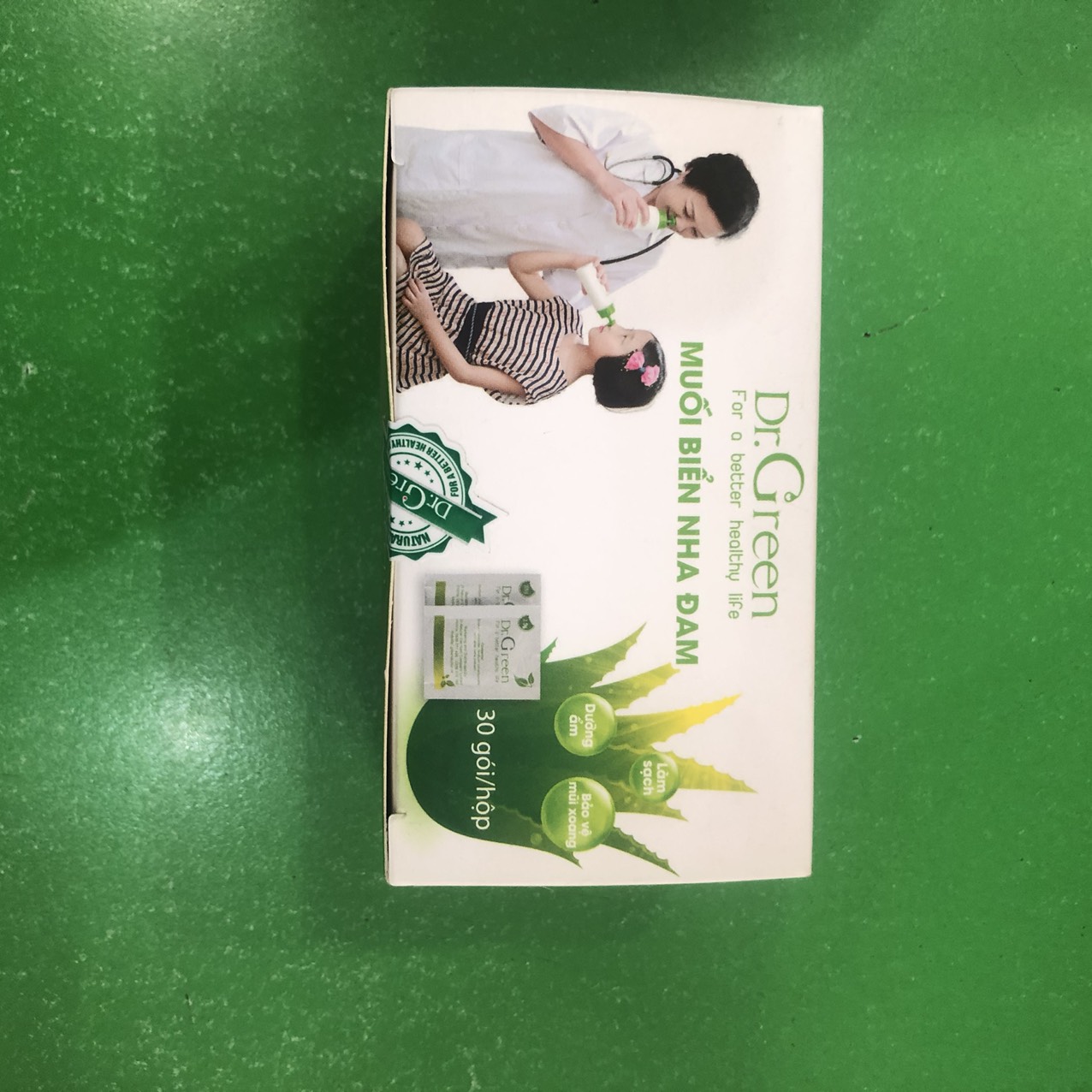 Muối rửa mũi Dr.Green thêm chiết xuất lô hội