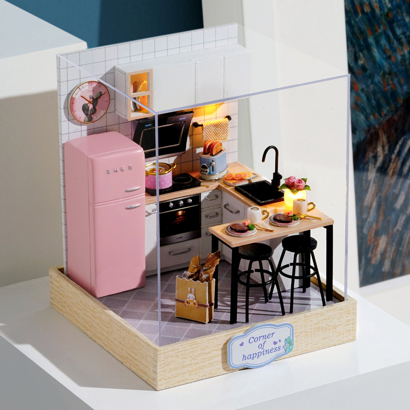 Nhà búp bê DIY Doll House-TASTE OF LIFE- Có MICA KEO- DỤNG CỤ Tùy chọn