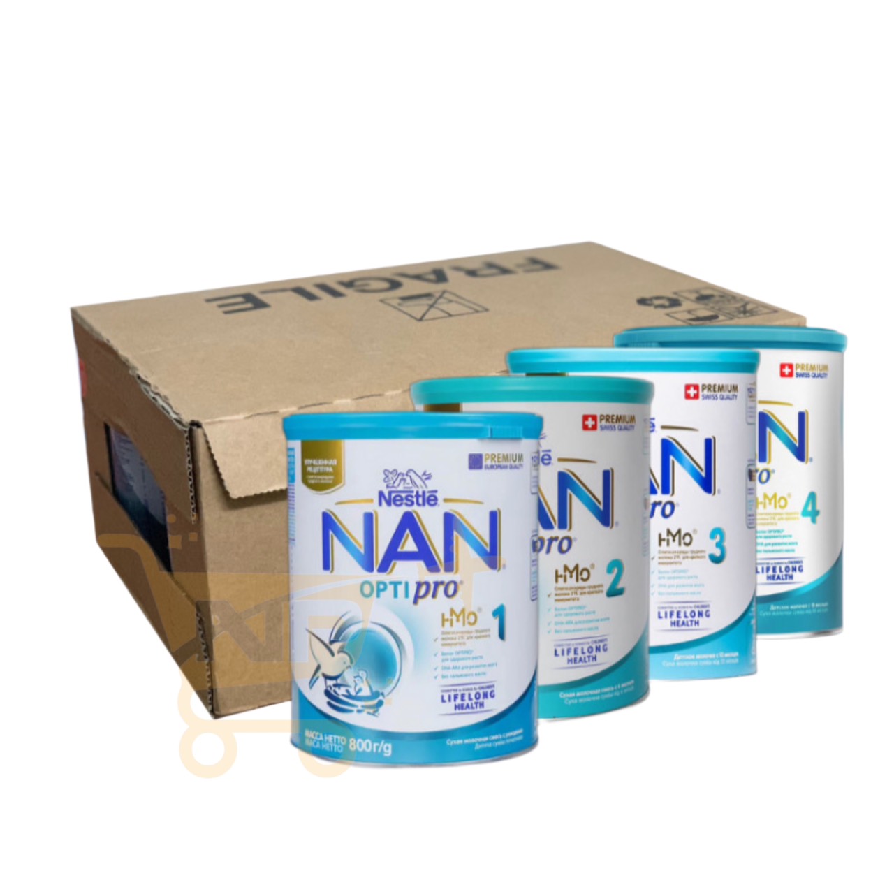 1 25 - Sữa bột Nan optipro Nga 1,2,3,4 850g
