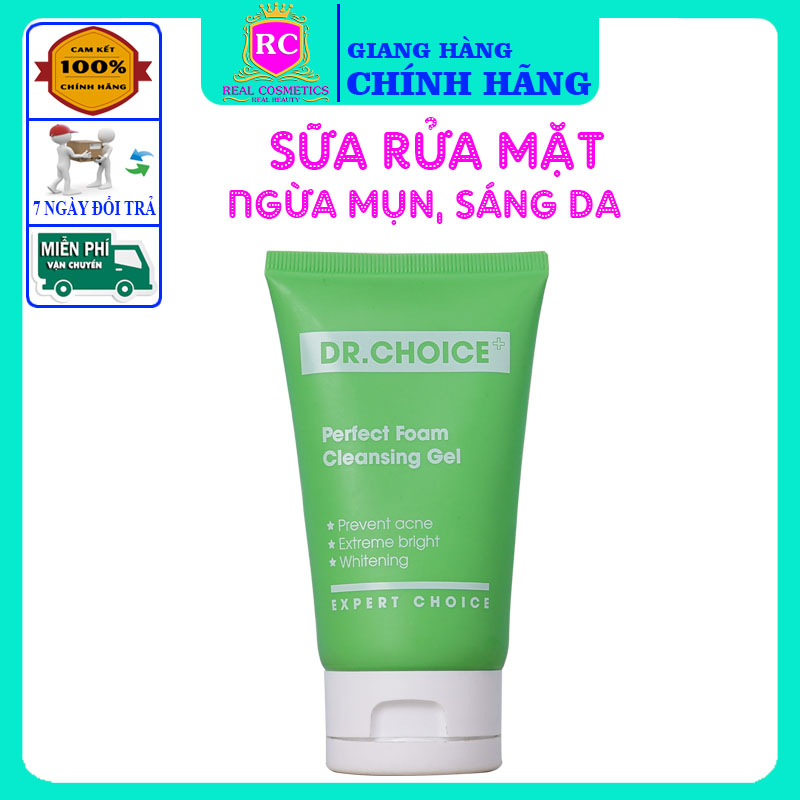 Sữa rửa mặt cho da dầu mụn dr.choice
