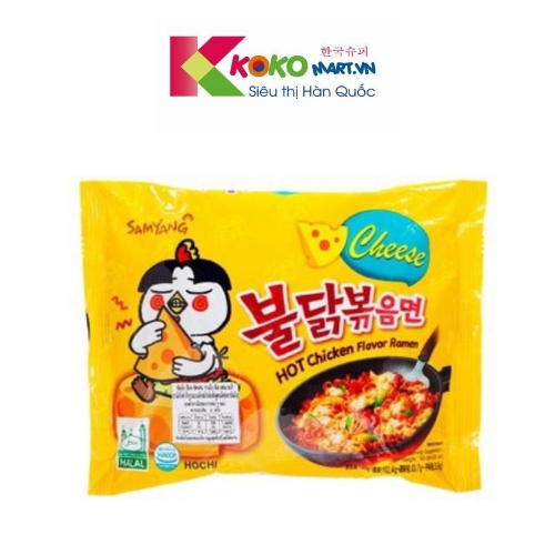 Mì trộn khô phô mai Samyang Hàn Quốc 140g (vàng)