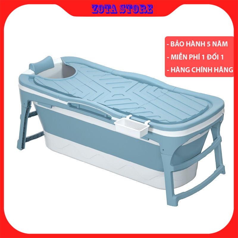 Bồn Tắm Gấp Gọn Người Lớn - Bồn Xông Hơi Gia Đình Chất Liệu Silicon Cao Cấp, Thiết Kế Chắc Chắn, An Toàn Có Thể Làm Bể Bơi Trẻ Em - Hàng chính hãng