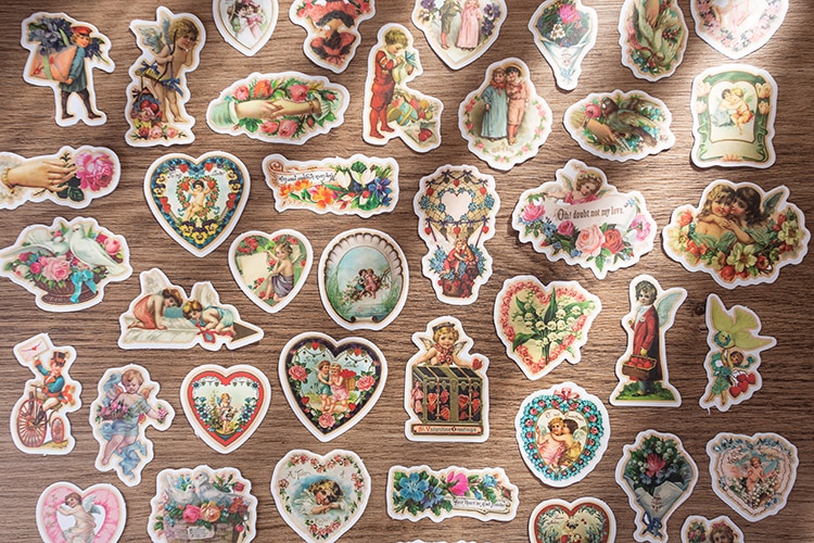 Set sticker thiên thần nhỏ 10 cái/gói