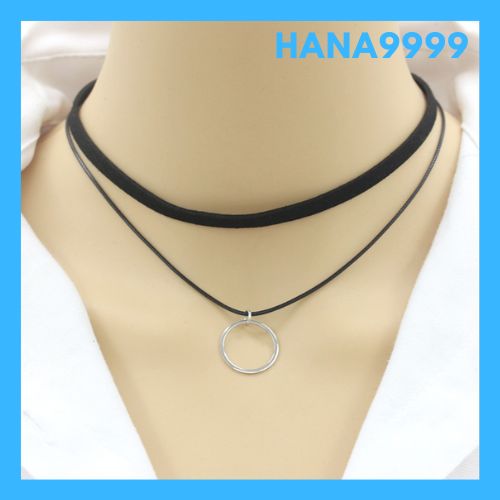 [HCM]Vòng cổ nữ choker 2 tầng hình tròn duyên dáng kèm video