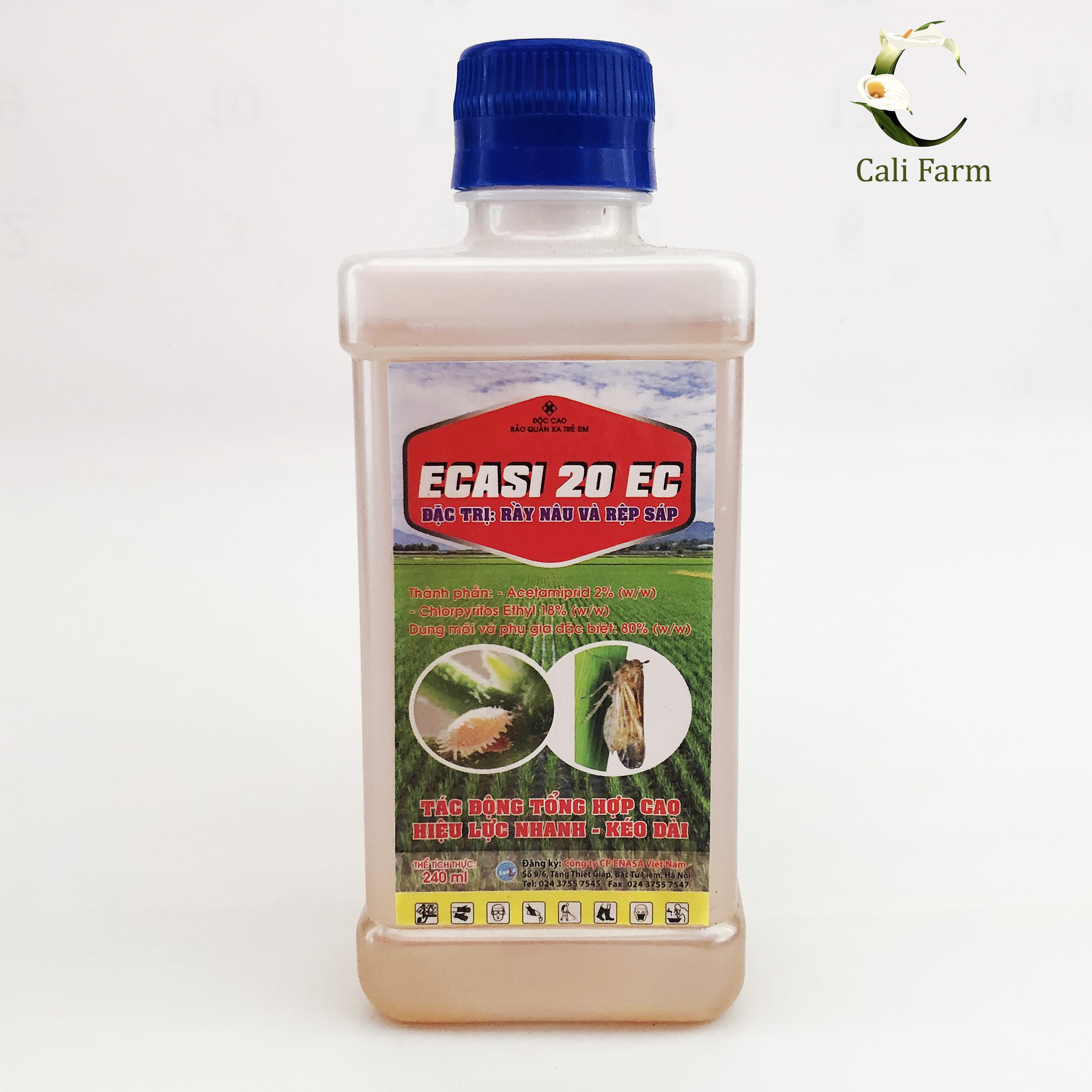Chế phẩm ECASI 20EC 240ml trừ rệp sáp và rầy nâu